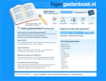 Tablet Screenshot of eigengastenboek.nl